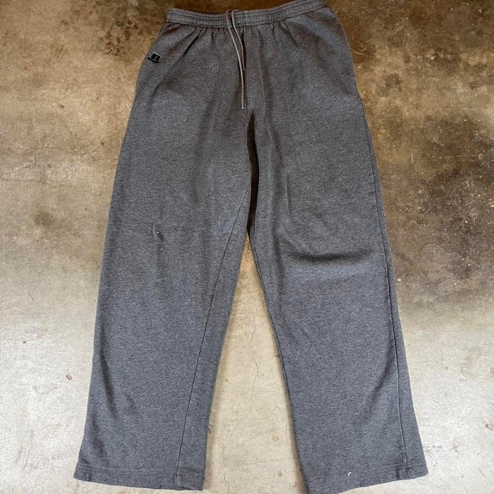 Vintage Y2K Grey Russell Athletic sweatpants Size men's Large